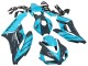 2004-2005 Honda CBR1000RR Motorcycle Fairings - Light Blue Glossy Black UK