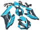 2004-2005 Honda CBR1000RR Motorcycle Fairings - Light Blue Glossy Black UK