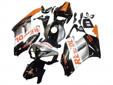 Buy 2004-2005 Honda CBR1000RR Motorcycle Fairings - Orange Silver Glossy Black Repsol UK