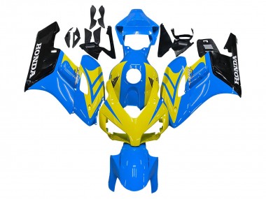 Buy 2004-2005 Honda CBR1000RR Motorcycle Fairings - Blue Yellow Glossy Black UK