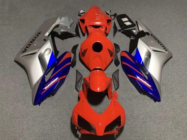 Buy 2004-2005 Honda CBR1000RR Motorcycle Fairings - Silver Blue Red Stripe UK