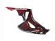 2006-2007 Honda CBR1000RR Motorcycle Fairing - Glossy Black Red Flame UK