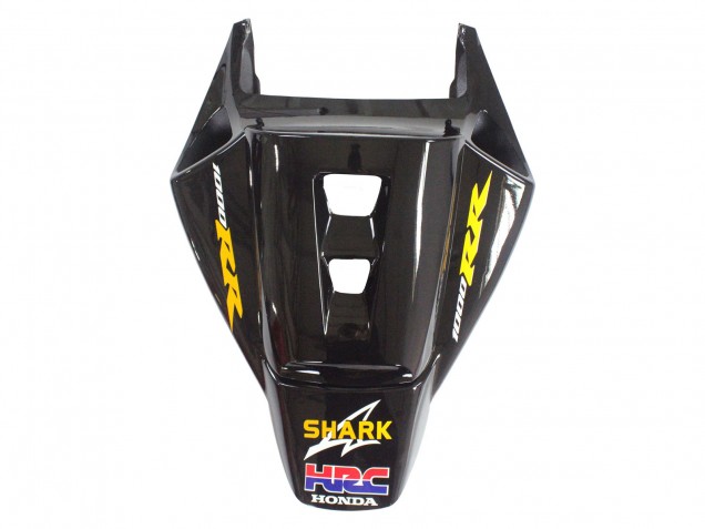 2006-2007 Honda CBR1000RR Motorcycle Fairings - Glossy Black Yellow Red Flame UK
