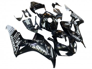 Buy 2006-2007 Honda CBR1000RR Motorcycle Fairings - Glossy Black Gold SevenStars UK