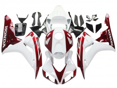 Buy 2006-2007 Honda CBR1000RR Motorcycle Fairings - White Red UK