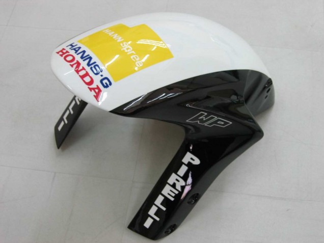 2006-2007 Honda CBR1000RR Motorcycle Fairings - White Green Glossy Black Hannspree 52 UK