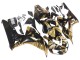 2006-2007 Honda CBR1000RR Motorcycle Fairings - Gold Glossy Black UK