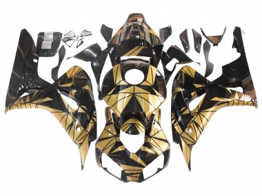 Buy 2006-2007 Honda CBR1000RR Motorcycle Fairings - Gold Glossy Black UK