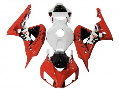Buy 2006-2007 Honda CBR1000RR Motorcycle Fairings - White Red Glossy Black UK