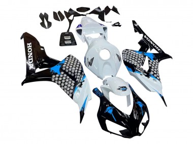 Buy 2006-2007 Honda CBR1000RR Motorcycle Fairing - White Blue Glossy Black UK