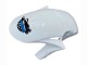 2006-2007 Honda CBR1000RR Motorcycle Fairing - White Blue Glossy Black UK