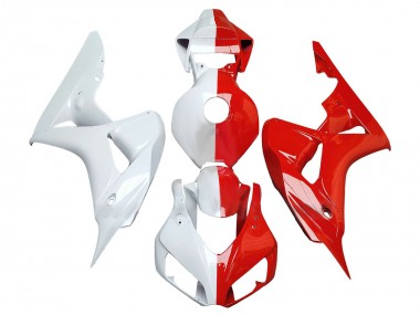 Buy 2006-2007 Honda CBR1000RR Motorcycle Fairings - White Red Split UK
