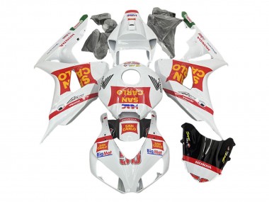 Buy 2006-2007 Honda CBR1000RR Motorcycle Fairings - White Red San Carlo UK