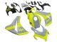 2008-2011 Honda CBR1000RR Motorcycle Fairings - Nardo Grey Fluorescent Green UK