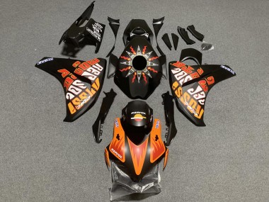 Buy 2008-2011 Honda CBR1000RR Motorcycle Fairings - Matte Black Orange Repsol Rossi UK
