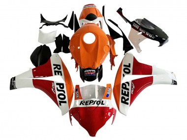 Buy 2008-2011 Honda CBR1000RR Motorcycle Fairing - Orange White Red Glossy Black Repsol HRC UK