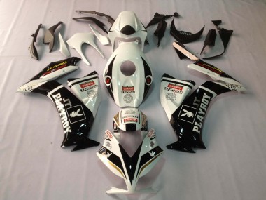 Buy 2012-2016 Honda CBR1000RR Motorcycle Fairings - White Glossy Black Rizoma Playboy UK