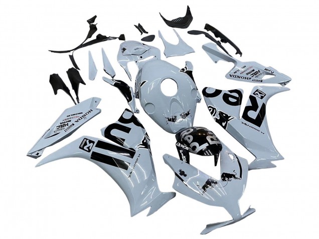 2012-2016 Honda CBR1000RR Motorcycle Fairings - Light Grey Glossy Black Red Bull UK