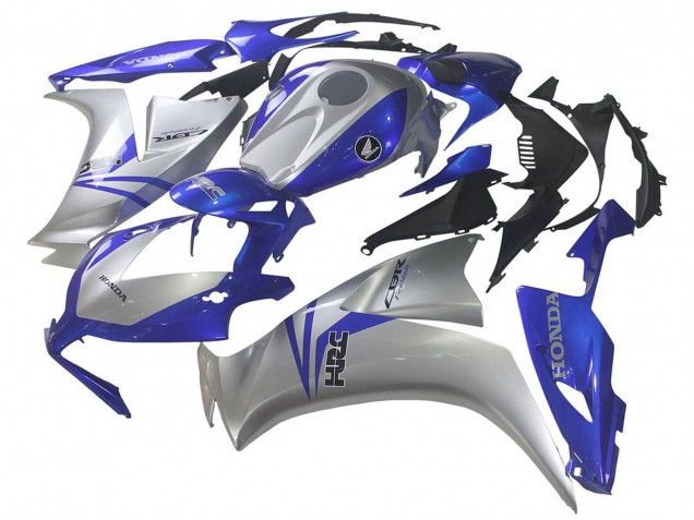 2012-2016 Honda CBR1000RR Motorcycle Fairings - Silver Blue HRC UK