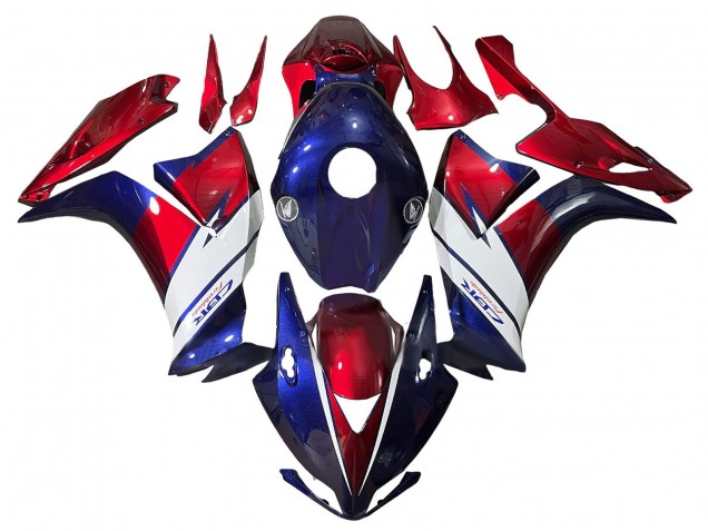 2012-2016 Honda CBR1000RR Motorcycle Fairings - Red Blue White Fireblade UK