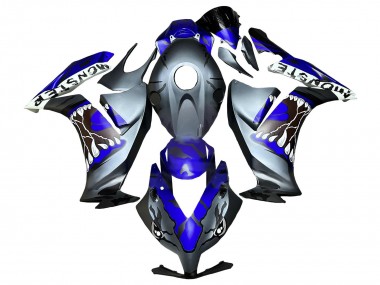Buy 2012-2016 Honda CBR1000RR Motorcycle Fairings - Blue Grey Matte Black Shark UK