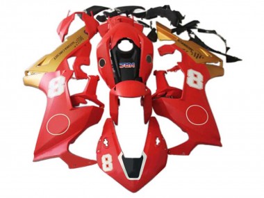 Buy 2017-2023 Honda CBR1000RR Motorcycle Fairings - Red Gold Black HRC 8 UK