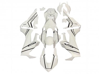 Buy 2017-2023 Honda CBR1000RR Motorcycle Fairings - White with Black Stripe Fireblade UK