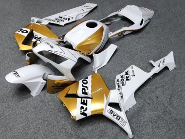 Buy 2003-2004 Honda CBR600RR Motorcycle Fairings - White Gold Black Repsol UK