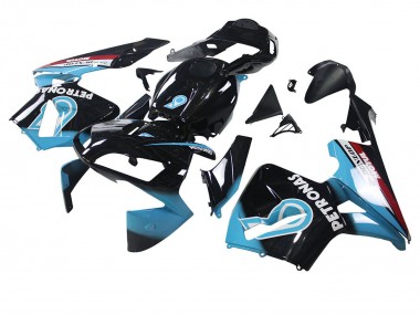 Buy 2003-2004 Honda CBR600RR Motorcycle Fairings - Light Blue Red Glossy Black Dunlop UK