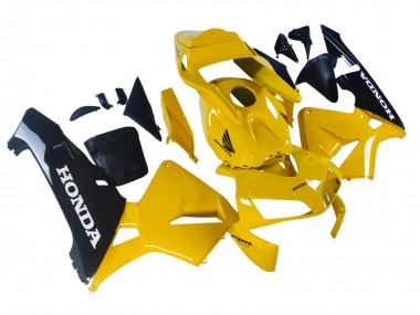 Buy 2003-2004 Honda CBR600RR Motorcycle Fairings - Yellow Glossy Black UK