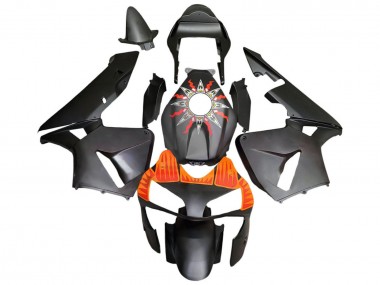 Buy 2003-2004 Honda CBR600RR Motorcycle Fairings - Matte Black Orange UK