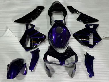 Buy 2003-2004 Honda CBR600RR Motorcycle Fairings - Dark Blue Glossy Black UK