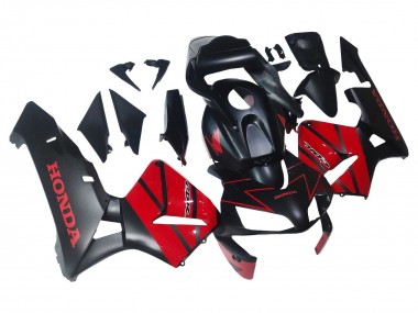 Buy 2003-2004 Honda CBR600RR Motorcycle Fairings - Red Glossy Black Matte Black UK