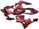 2003-2004 Honda CBR600RR Motorcycle Fairings - Black Red Grey Camouflage UK