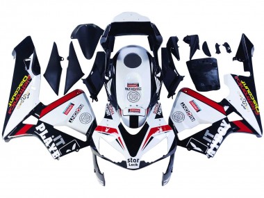 Buy 2003-2004 Honda CBR600RR Motorcycle Fairings - White Red Glossy Black DENSO Rimont UK
