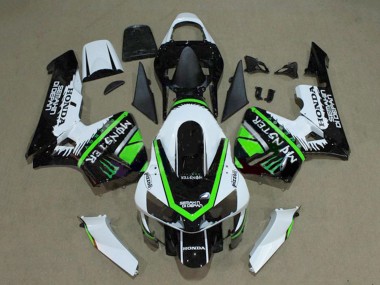 Buy 2003-2004 Honda CBR600RR Motorcycle Fairings - White Green Glossy Black Monster UK