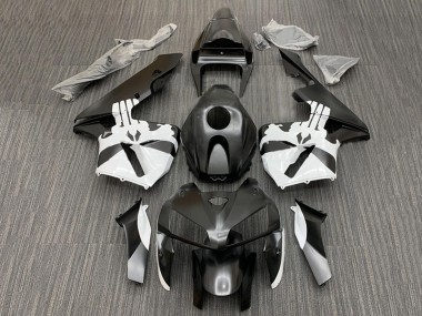 Buy 2005-2006 Honda CBR600RR Motorcycle Fairing Kits - Black White UK