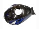 2005-2006 Honda CBR600RR Motorcycle Fairing - Glossy Black Blue Flame UK