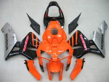 Buy 2005-2006 Honda CBR600RR Motorcycle Fairings - Orange Black Silver UK