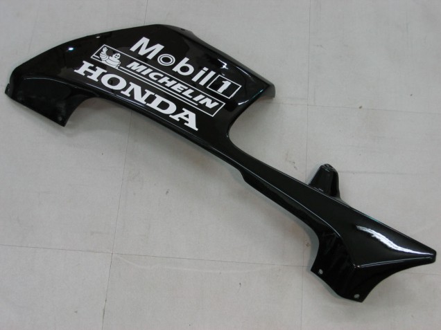 2005-2006 Honda CBR600RR Motorcycle Fairings - Glossy Black White West UK