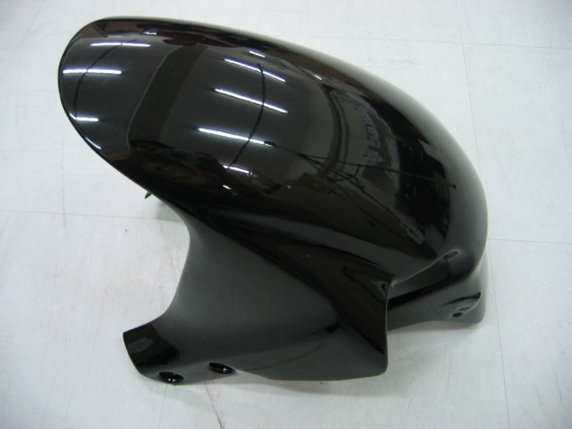2005-2006 Honda CBR600RR Motorcycle Fairings - Glossy Black Grey Flame UK