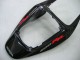 2005-2006 Honda CBR600RR Motorcycle Fairings - Glossy Black Grey Flame UK
