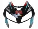 2005-2006 Honda CBR600RR Motorcycle Fairings - Light Blue Black 35 UK