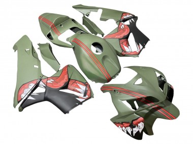 Buy 2005-2006 Honda CBR600RR Motorcycle Fairings - Green Red Shark UK