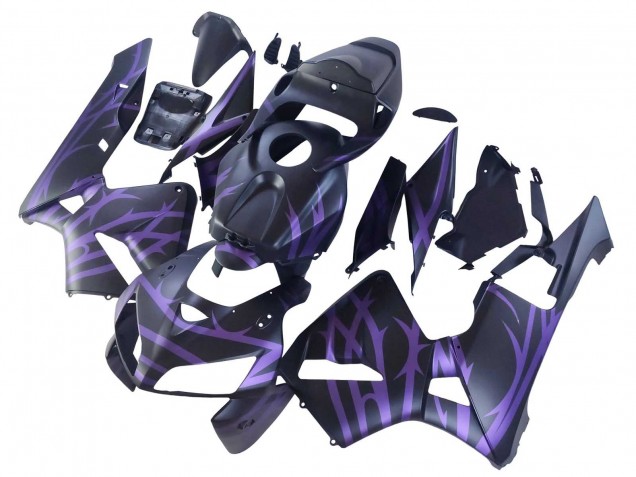 2005-2006 Honda CBR600RR Motorcycle Fairings - Matte Black Purple UK