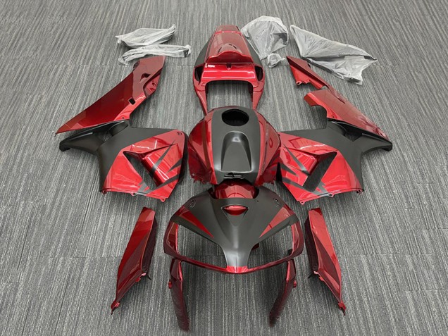 2005-2006 Honda CBR600RR Motorcycle Fairings - Red Black UK
