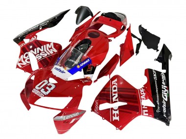 Buy 2005-2006 Honda CBR600RR Motorcycle Fairings - Red Black Valsir 03 UK