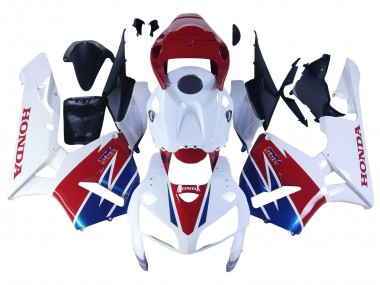 Buy 2005-2006 Honda CBR600RR Motorcycle Fairing - White Red Blue HRC UK
