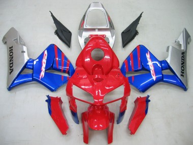 Buy 2005-2006 Honda CBR600RR Motorcycle Fairings - Red Blue Silver UK