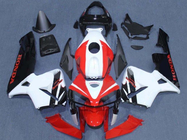 2005-2006 Honda CBR600RR Motorcycle Fairings - Red White Black UK